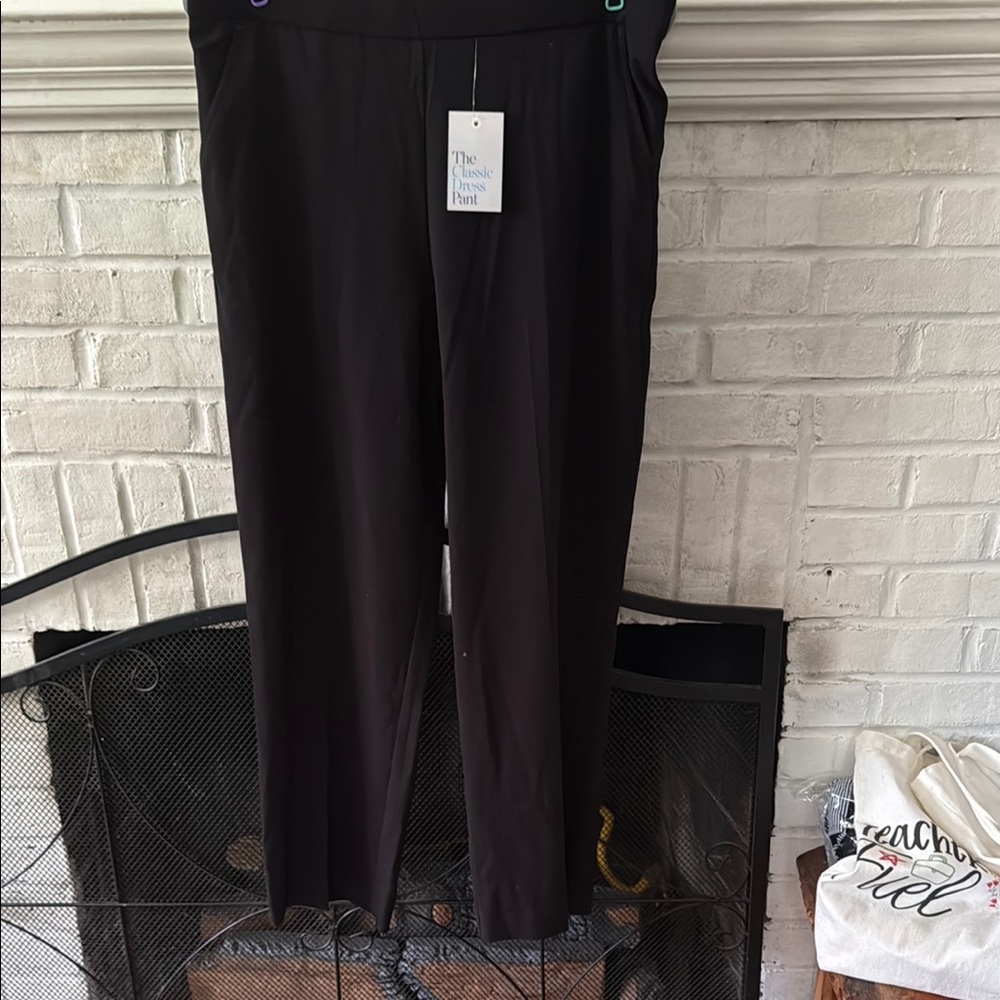 Croft & Barrow Black Trousers Essential Style